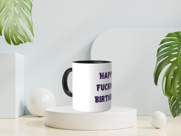 Śmieszny Kubek Na urodziny - Happy Fucking Birthday